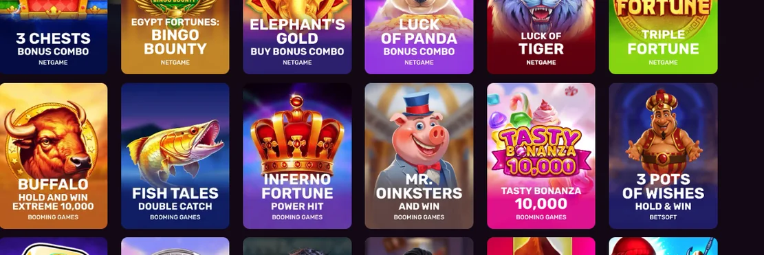 Play Booming Games slots
