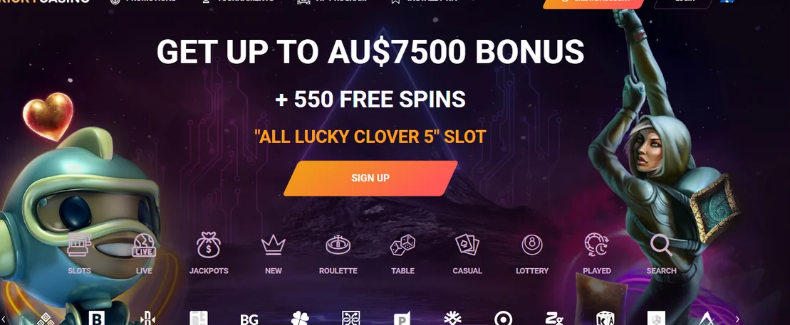 Join Ricky Casino bonus offer